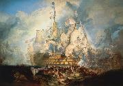 The Battle of Trafalgar by J. M. W. Turner Joseph Mallord William Turner